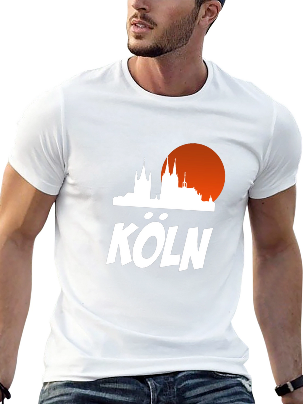 Köln Skyline Graphic Tee - Stylish City Pride T-Shirt
