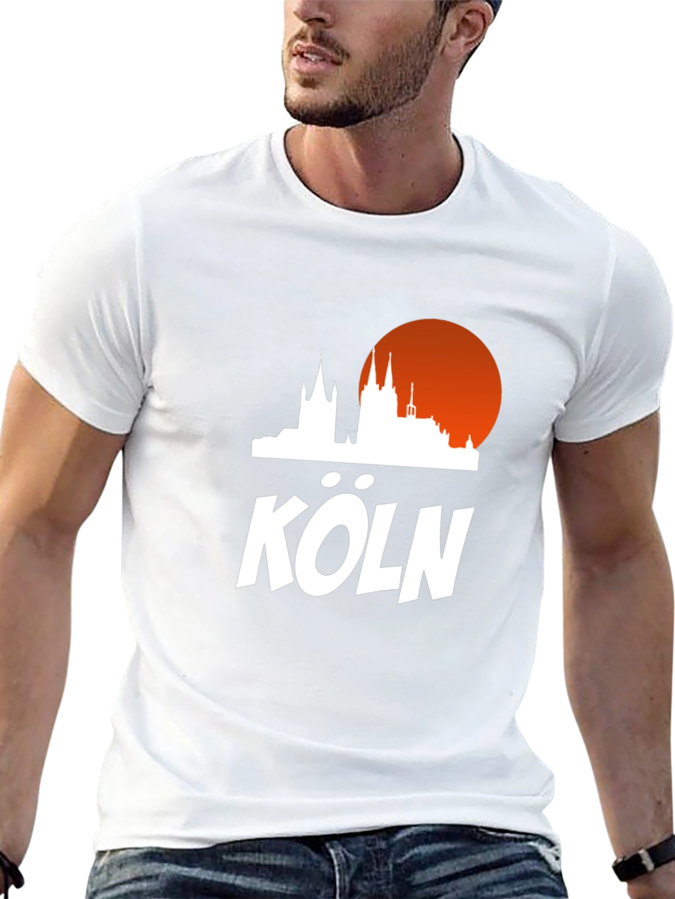 Köln Skyline Graphic Tee - Stylish City Pride T-Shirt