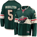 Men's Minnesota Wild Jake Middleton #5 Green Home Breakaway Player Jerseys