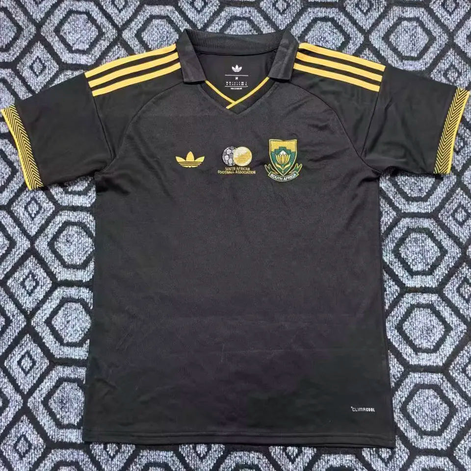 2026/27 South Africa Black Fans Soccer Jersey Front