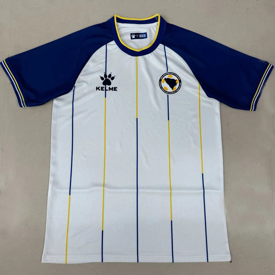 2026/27 Bosnia-Herzegovina Away White Fans Soccer Jersey 波黑 Front