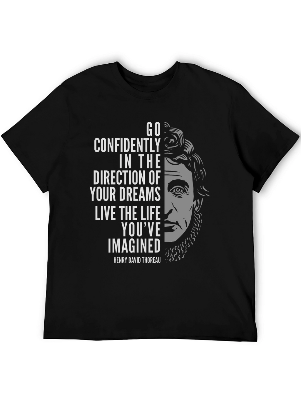 Inspirational Quote T-Shirt - Thoreau