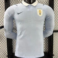 2026/27 Uruguay Home Player Version Long Sleeve Soccer Jersey Front