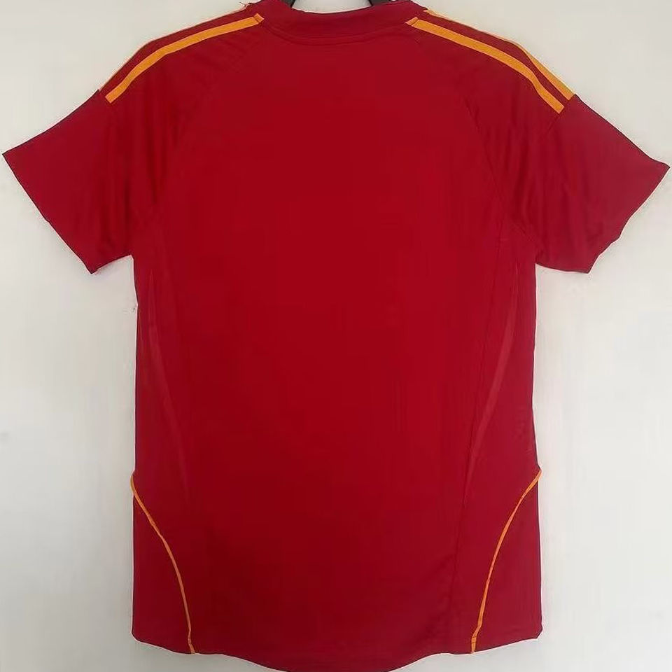 2008 Spain Home Red Retro Soccer Jersey Item NO.: SP2008 Back