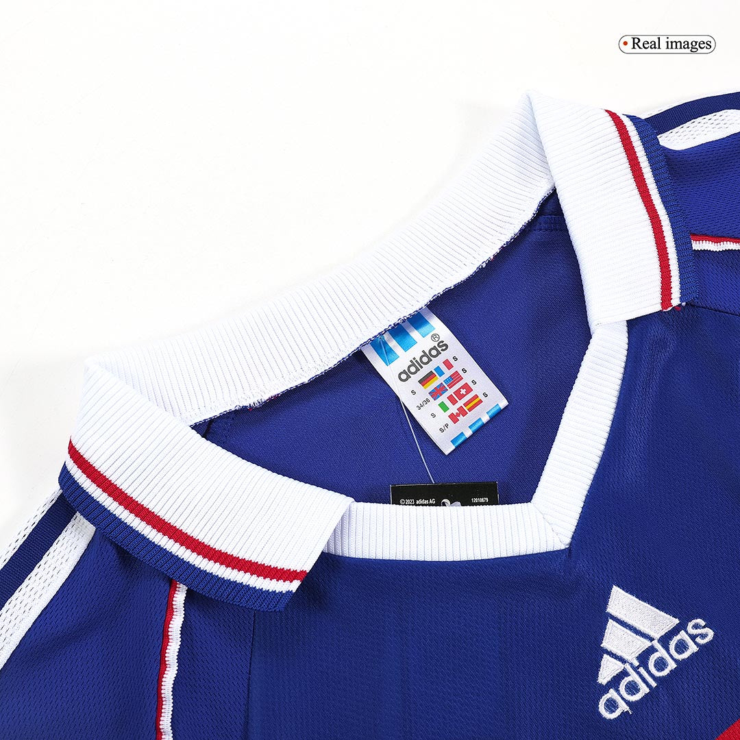 France World Cup Home Jersey Retro 1998 Image 3