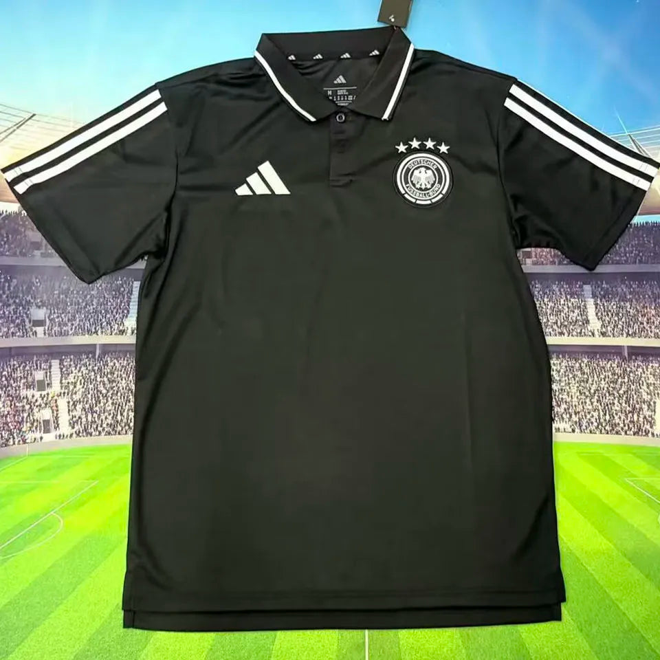 2026/27 Germany Black POLO Jersey Front