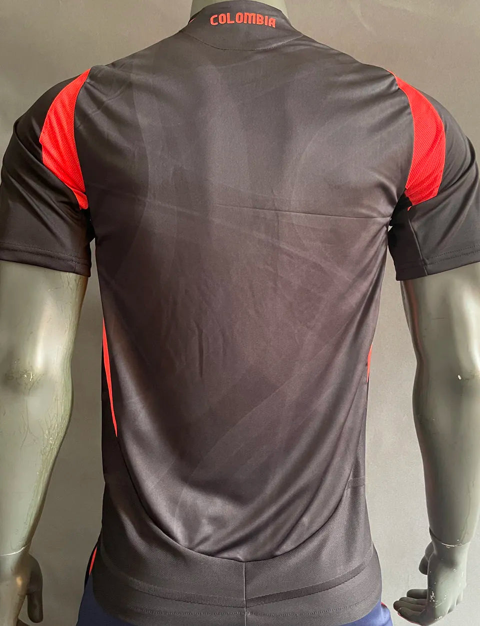 2024/25 Colombia Away Black Player Version Soccer Jersey Back