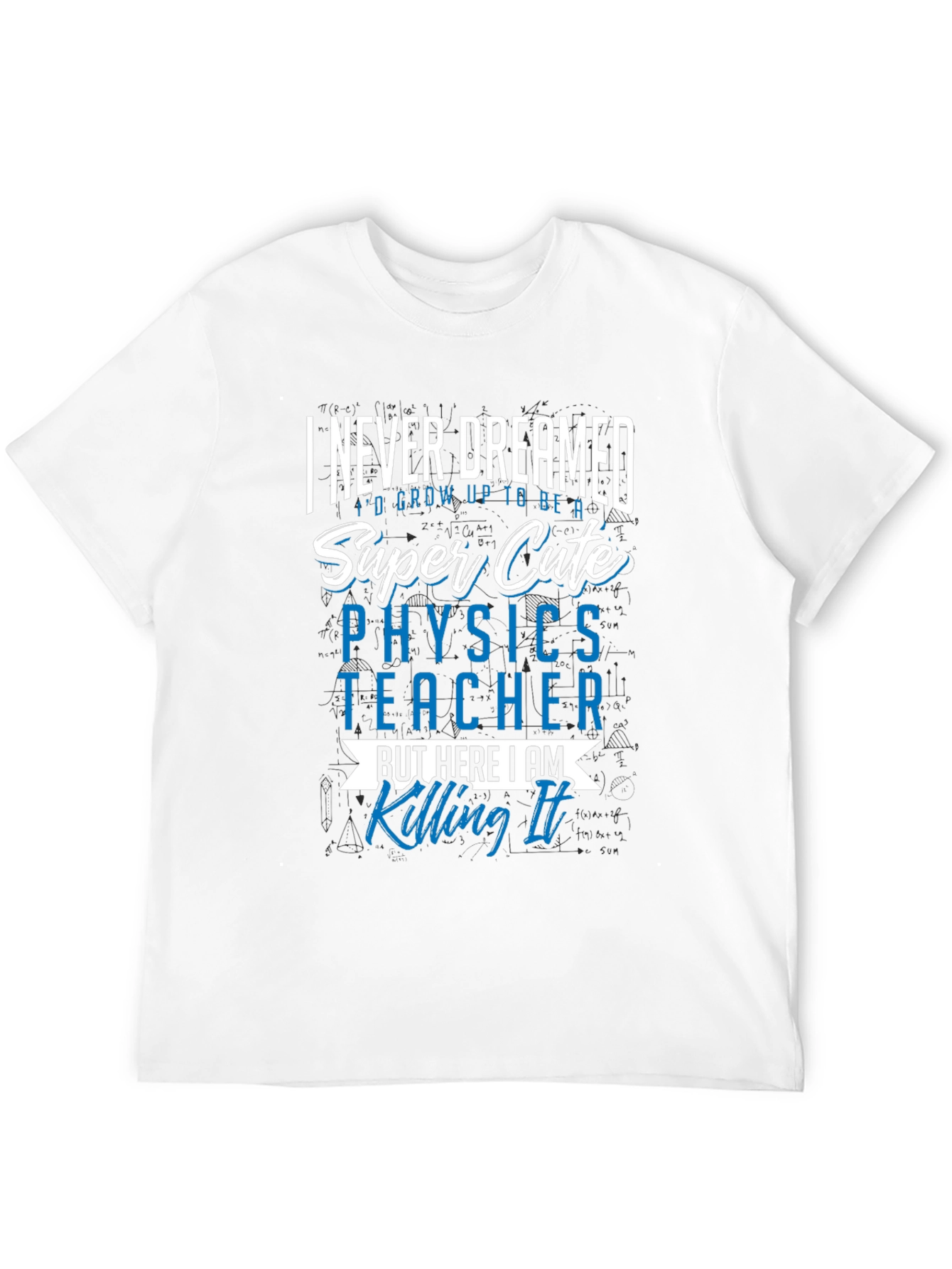 Super Cute Physics Teacher Graphic Tee