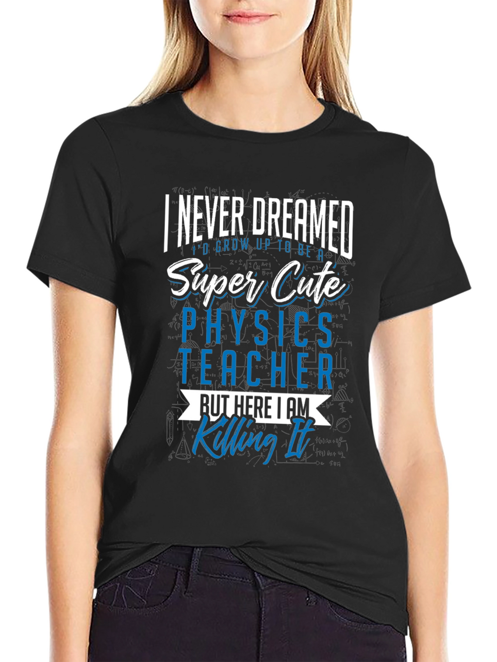 Super Cute Physics Teacher Graphic Tee
