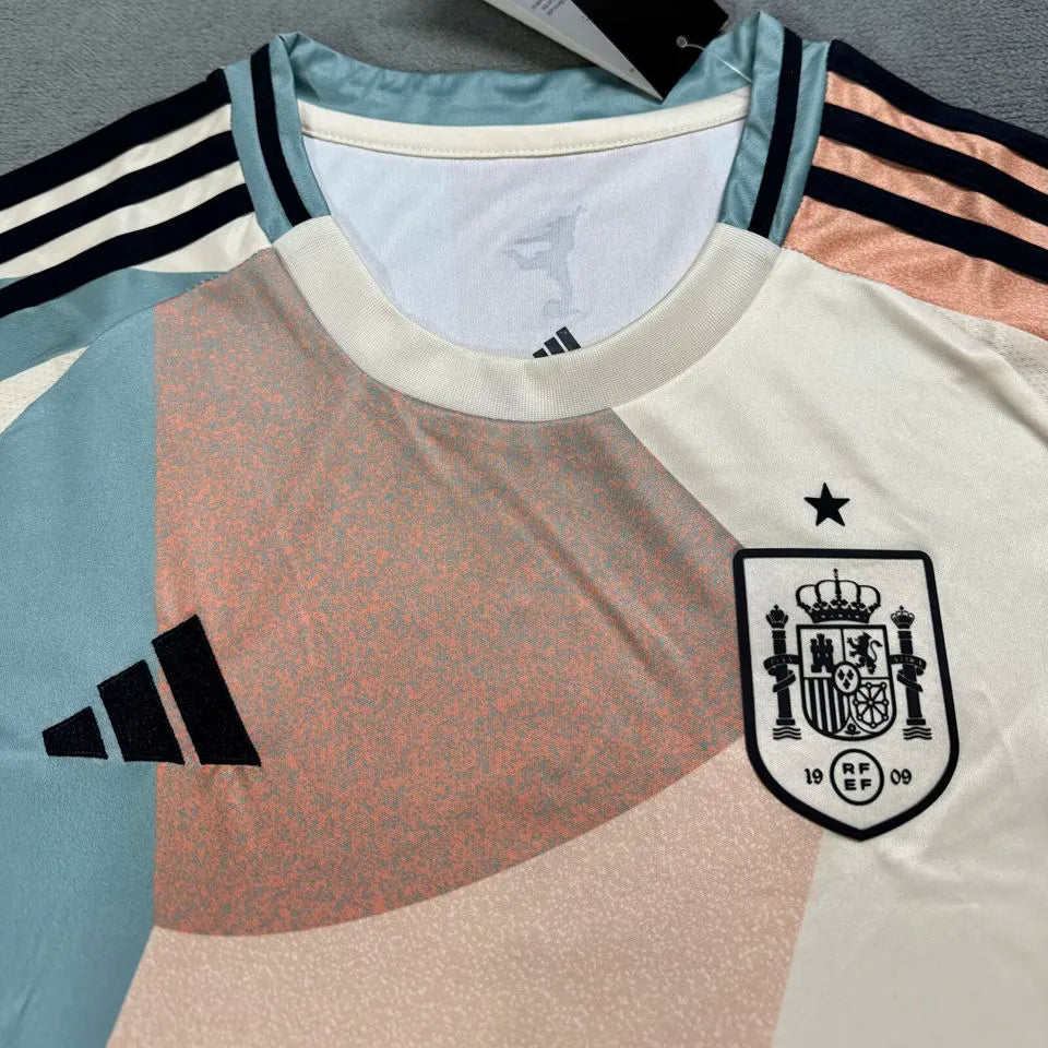 2025/26 Spain Away Women Soccer Jersey 女 Detail 1