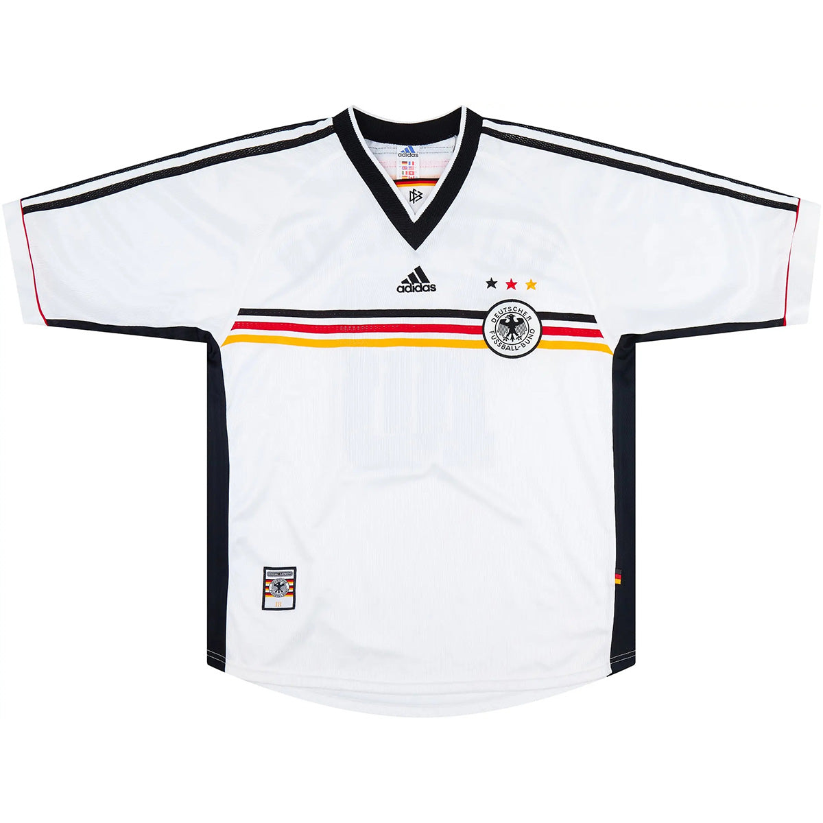 Retro Germany Home Jersey World Cup 1998 Image 3