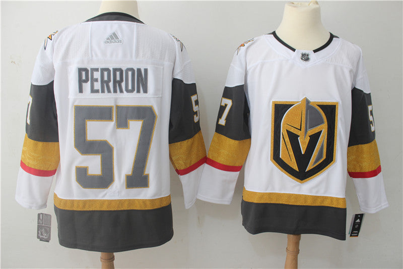 Men's Vegas Golden Knights David Perron #57 White Breakaway Player Jerseys