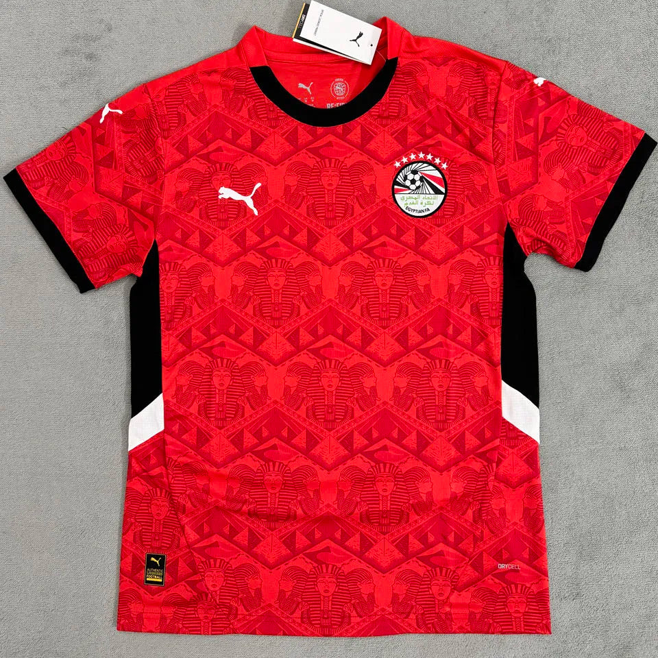 2025 Egypt Home Red Fans Soccer Jersey Front