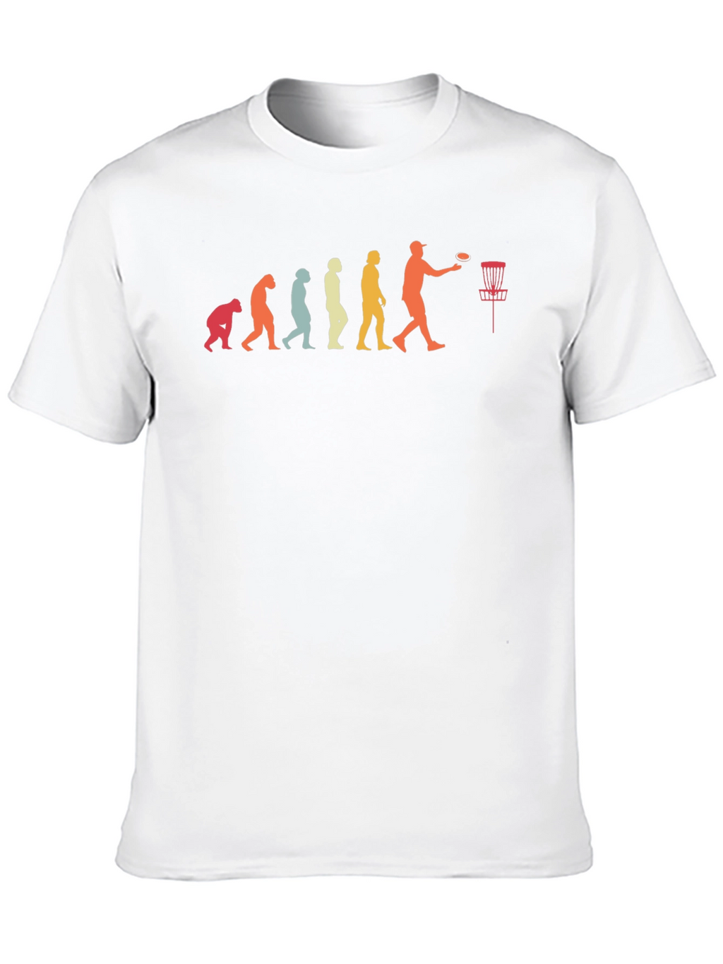 Disc Golf Evolution T-Shirt Black