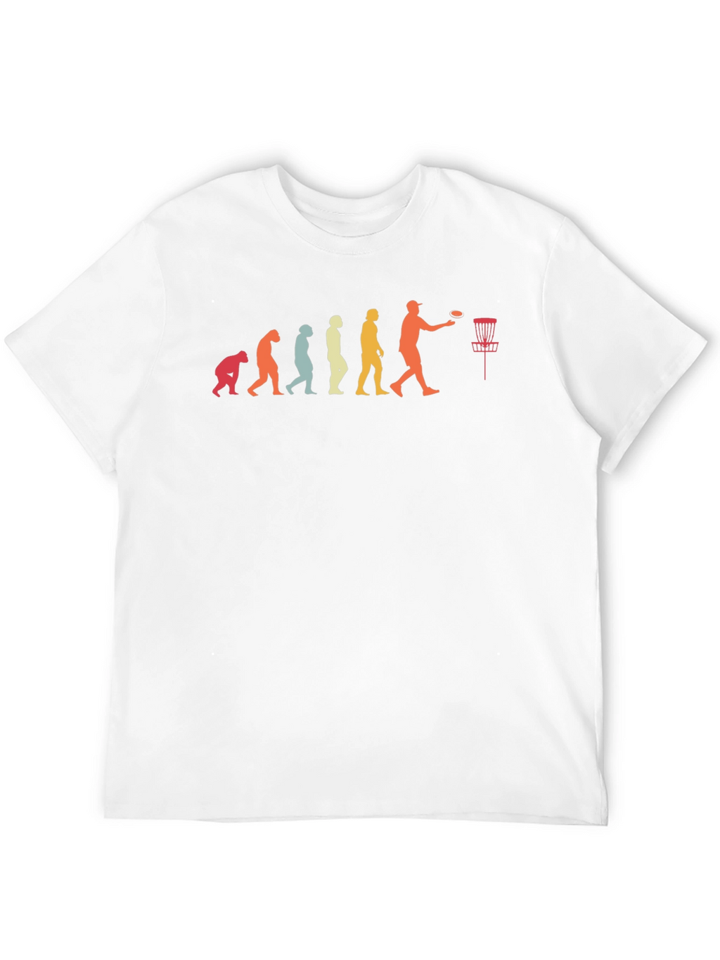 Disc Golf Evolution T-Shirt Black