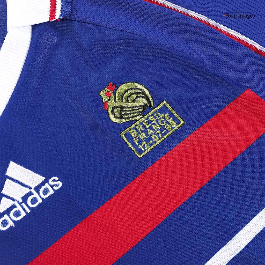 France World Cup Home Jersey Retro 1998 Image 5