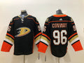 Men's Anaheim Ducks Charlie Conway #96 Black Home Breakaway Player Jerseys
