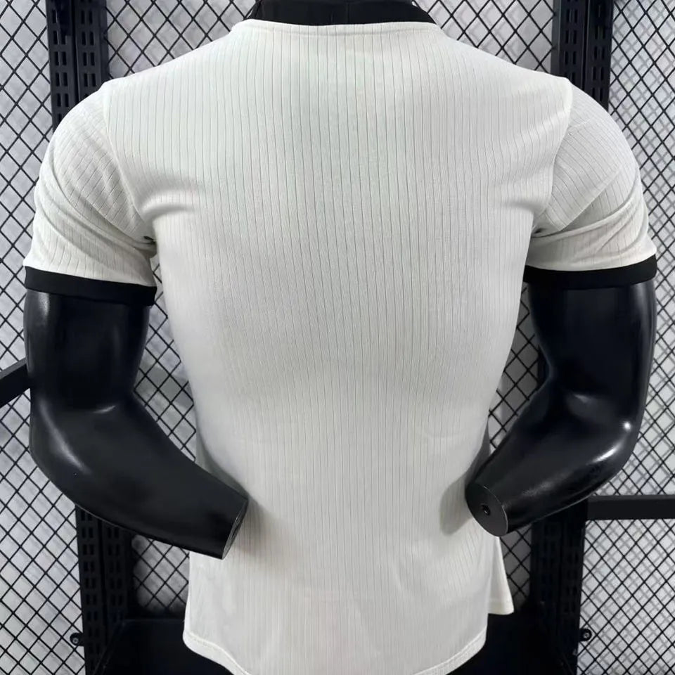 2025 Germany 125Th Special Edition White Player Version Jersey 胸前有暗纹 Back