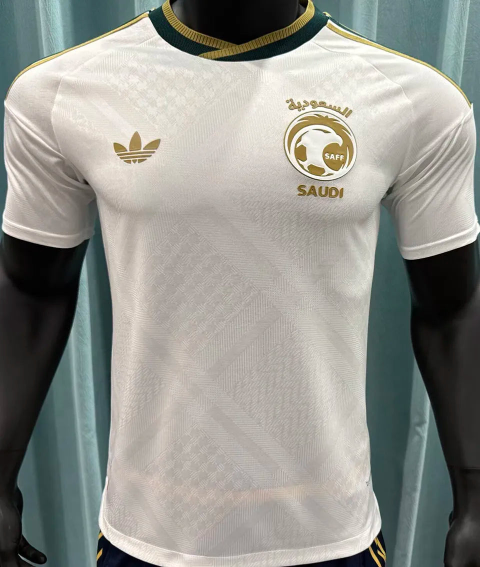 2026/27 Saudi Arabia Away White Player Version Soccer Jersey Front