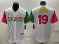 Men's San Diego Padres Tony Gwynn #19 White Player Stitched Jerseys