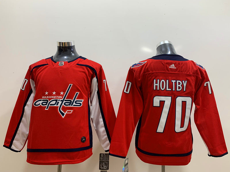 Men's Washington Capitals Braden Holtby #70 Red Breakaway Home Player Jerseys