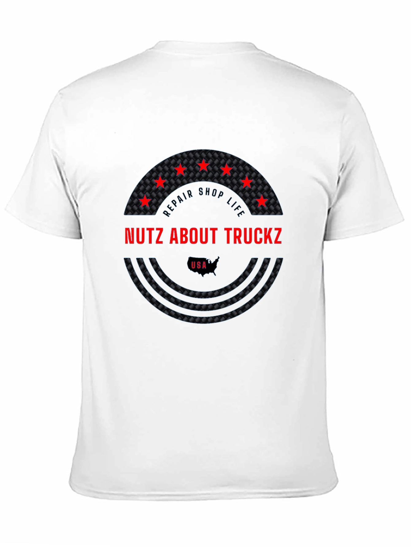 Nutz About Truckz Repair Shop Life Graphic Tee