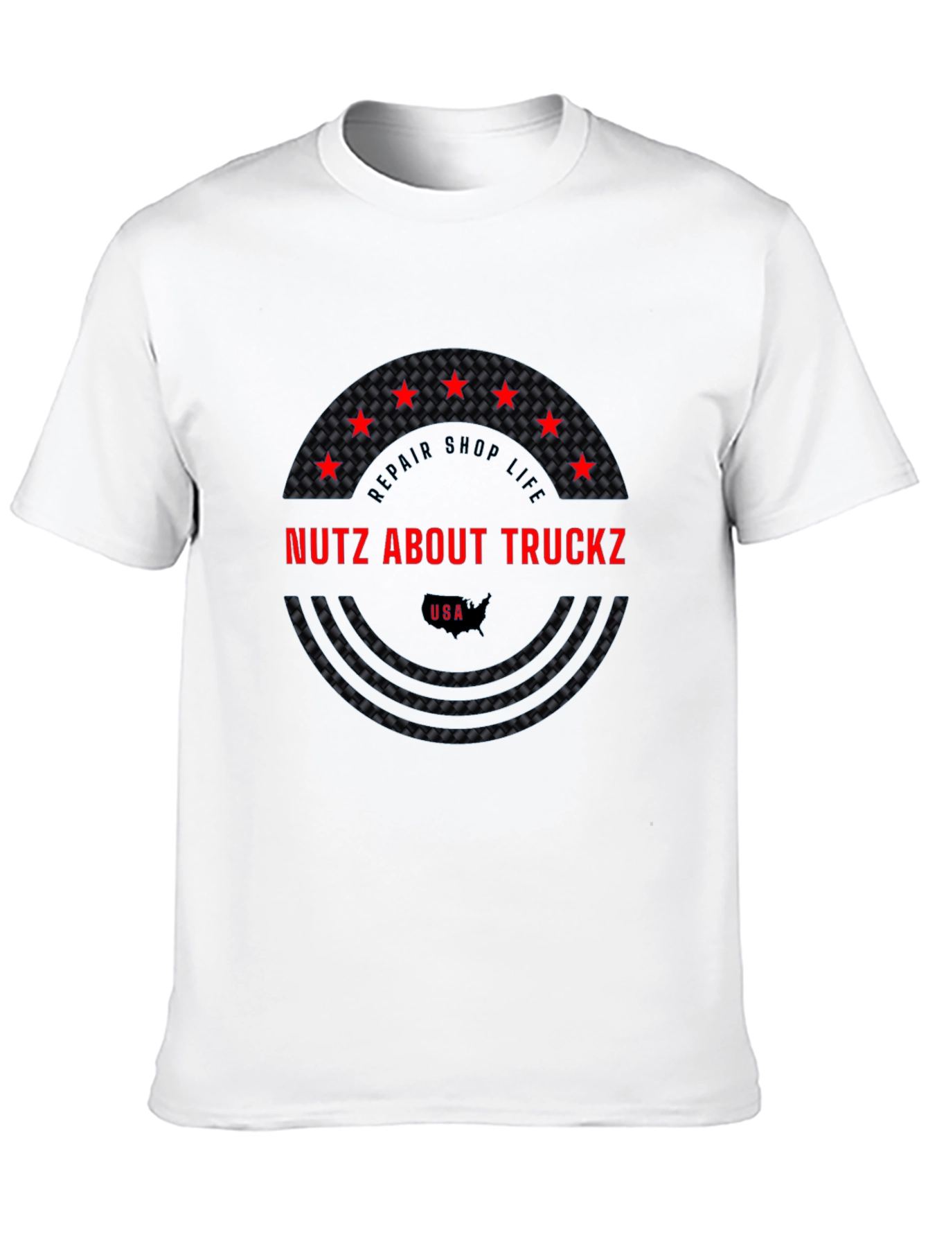 Nutz About Truckz Repair Shop Life Graphic Tee