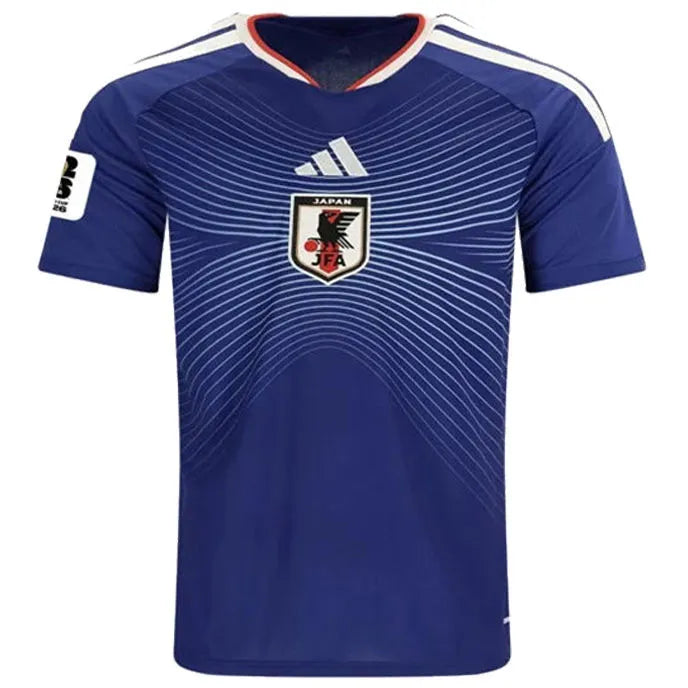 2026/27 Japan 1:1 Quality Home Blue Fans Soccer Jersey (Have Right Patch 有右臂章 白底黑字） Front