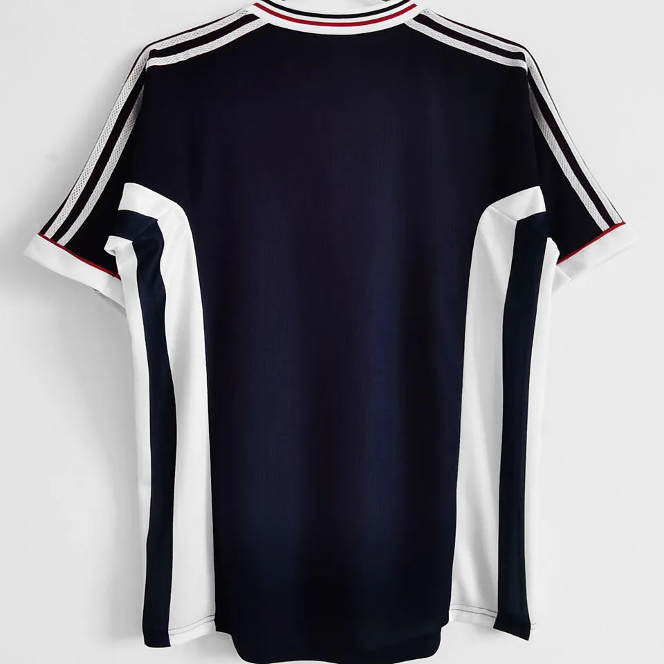 1998 Yugoslavia Home Blue Retro Soccer Jersey Back