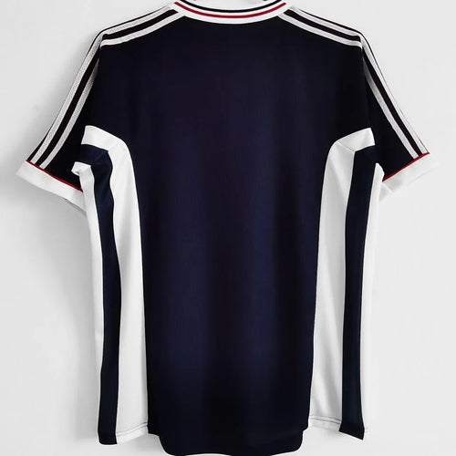 1998 Yugoslavia Home Blue Retro Soccer Jersey Back