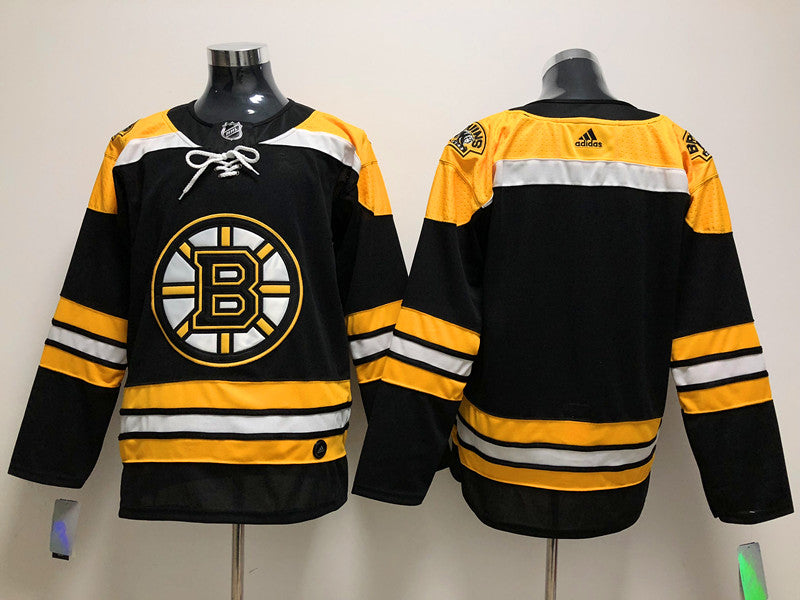 Men's Boston Bruins Black Breakaway Home Blank Jerseys