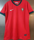 2024/25 Portugal Home Red Women Soccer Jersey 女 Front