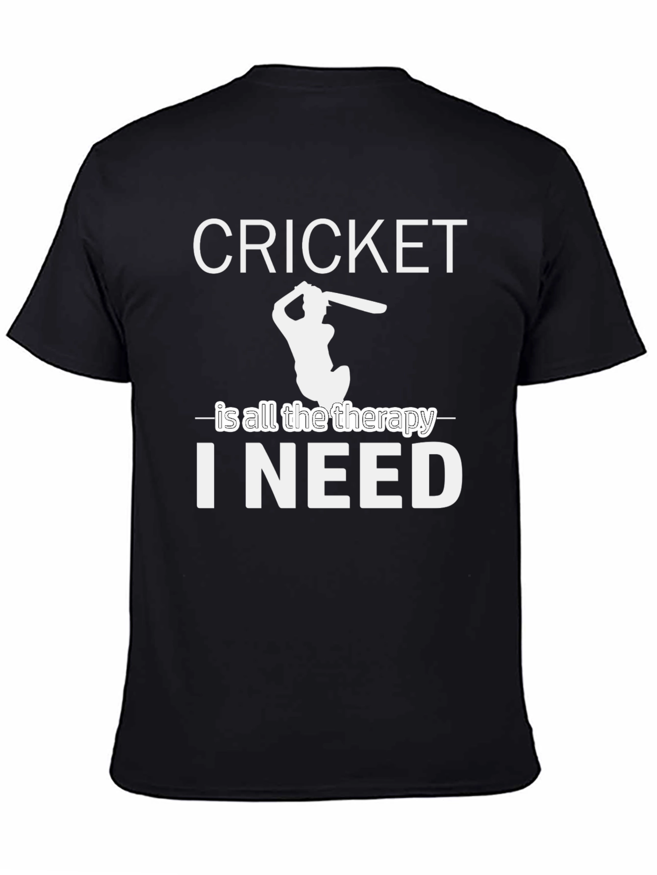 Cricket is All The Therapy T-Shirt