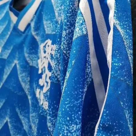 1988 NL Away Blue Retro Jersey Detail 4