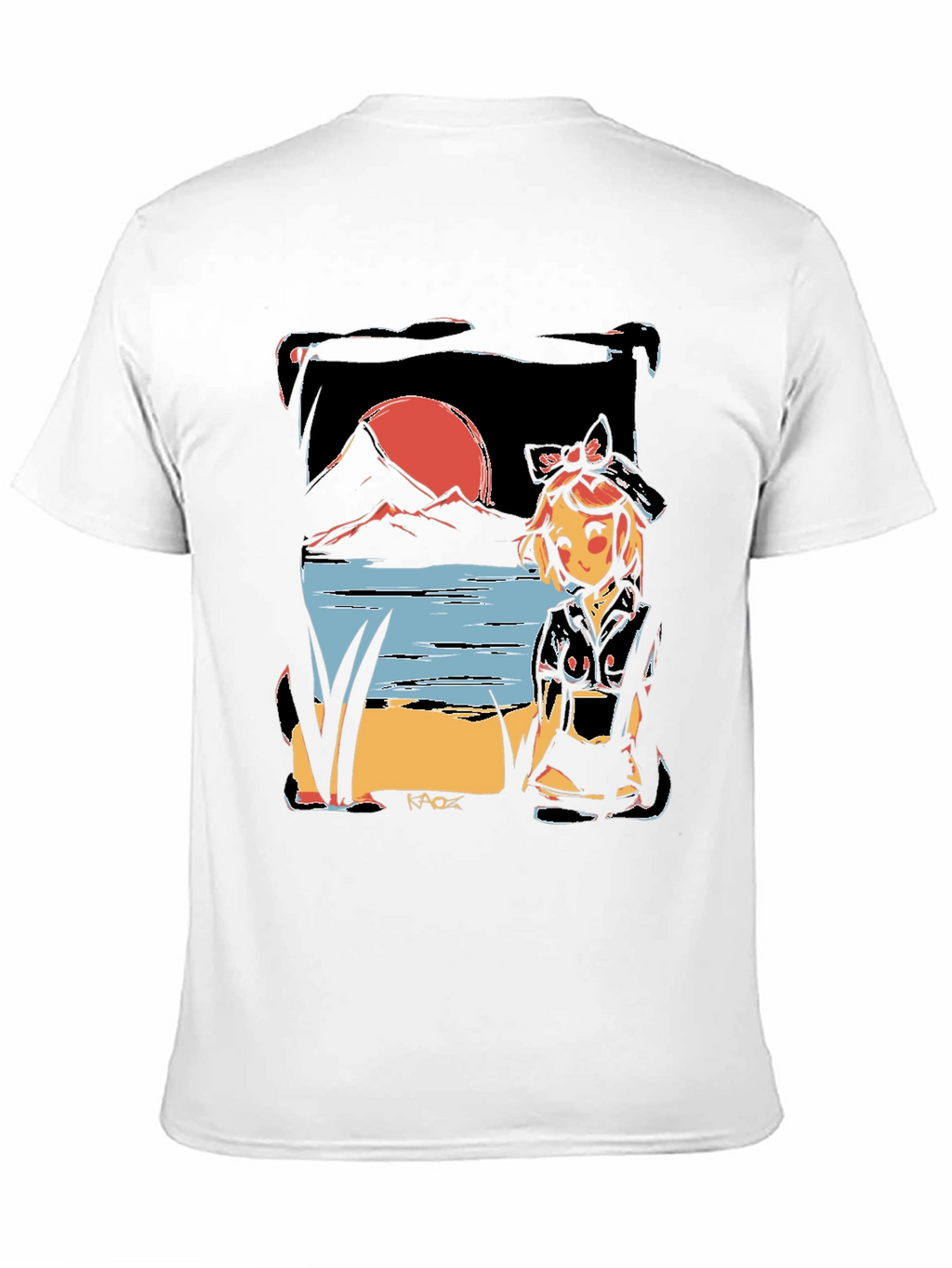 Anime Sunset T-Shirt - Unique Graphic Tee