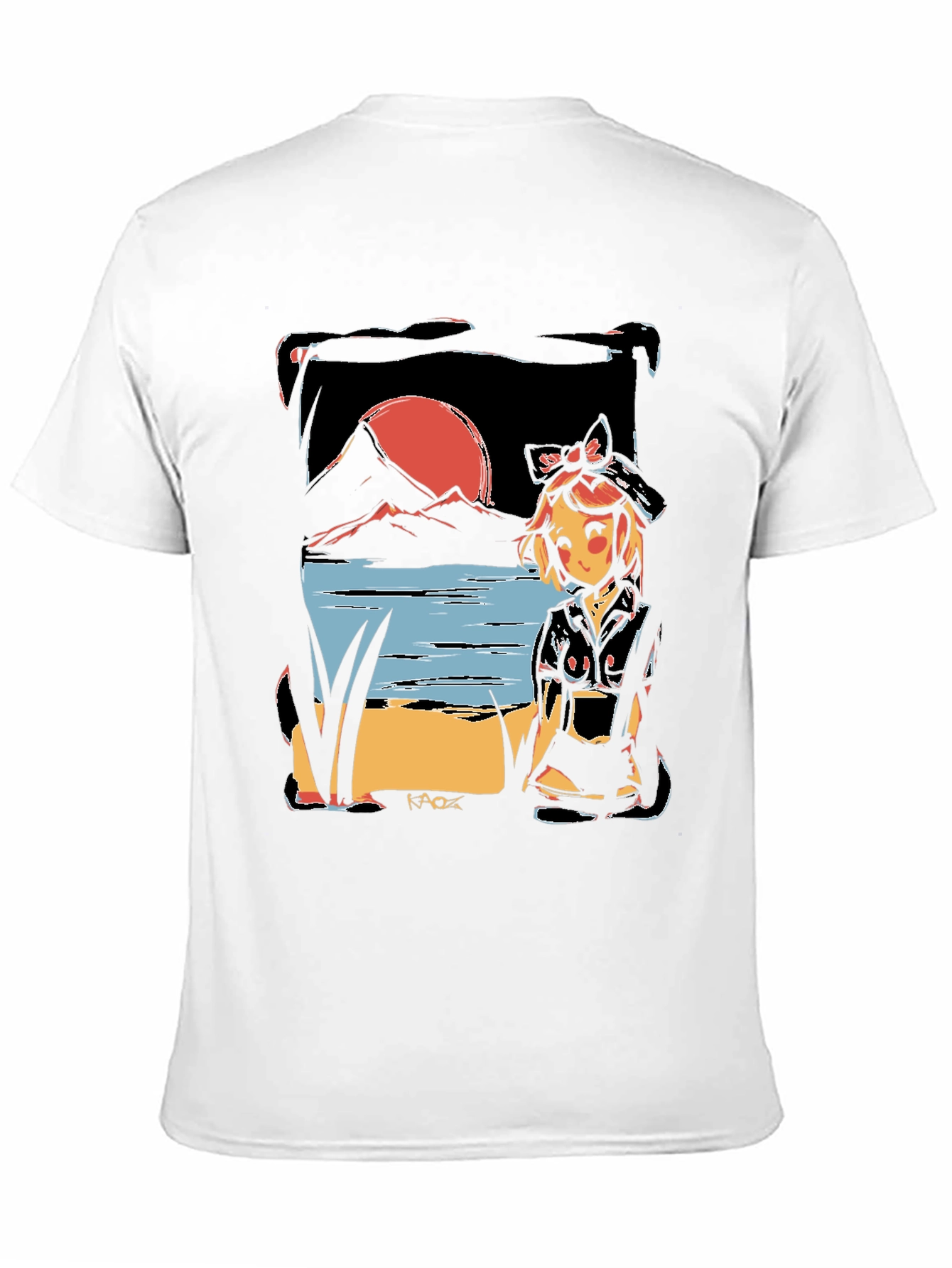 Anime Sunset T-Shirt - Unique Graphic Tee