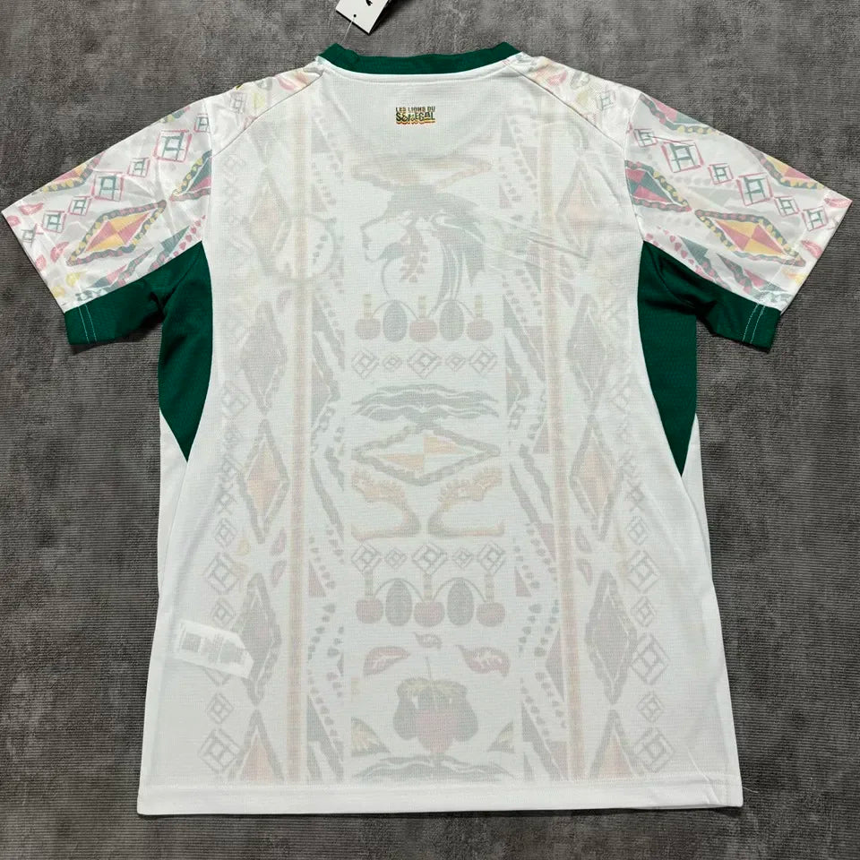 2026/27 Senegal Home White Fans Soccer Jersey Detail 3