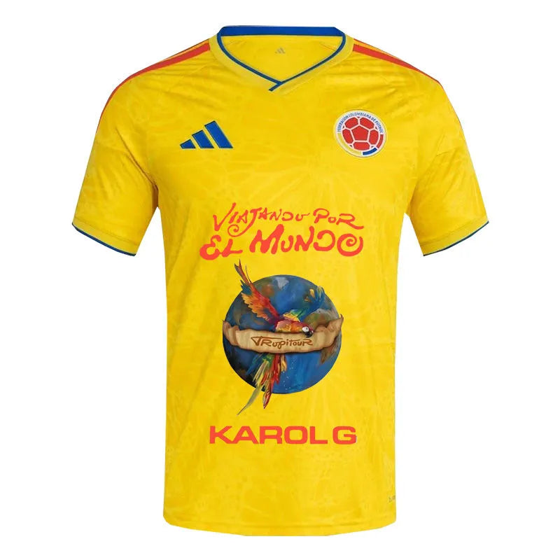 2026/27 Colombia 1:1 Quality Home X-Karol G Graphics Fans Soccer Jersey Back