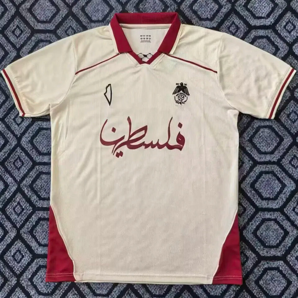 2025/26 Palestine Middel #17 Home Fans Soccer Jersey Front