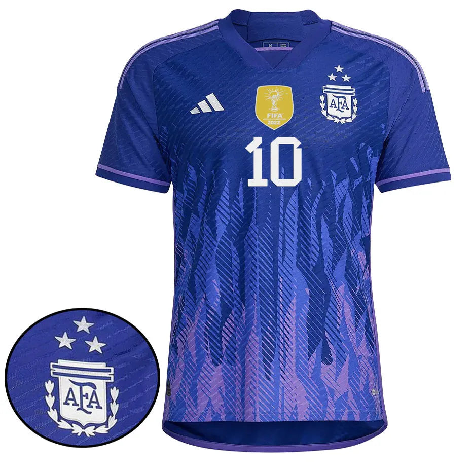 2022/23 Argentina Away Women Jersey (3 Stars 3星) Back