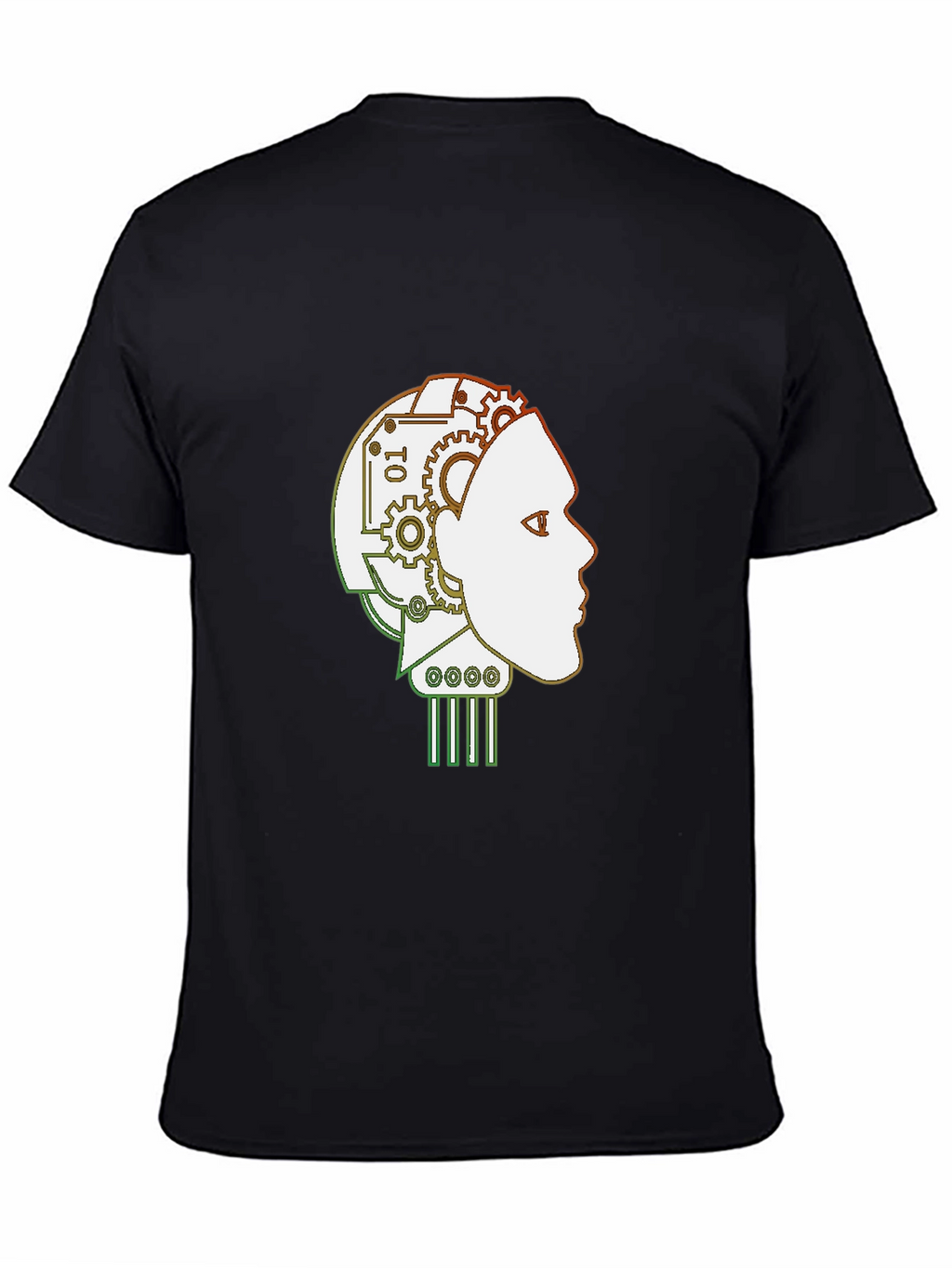 Robot Mind T-Shirt - Stylish AI Head Design