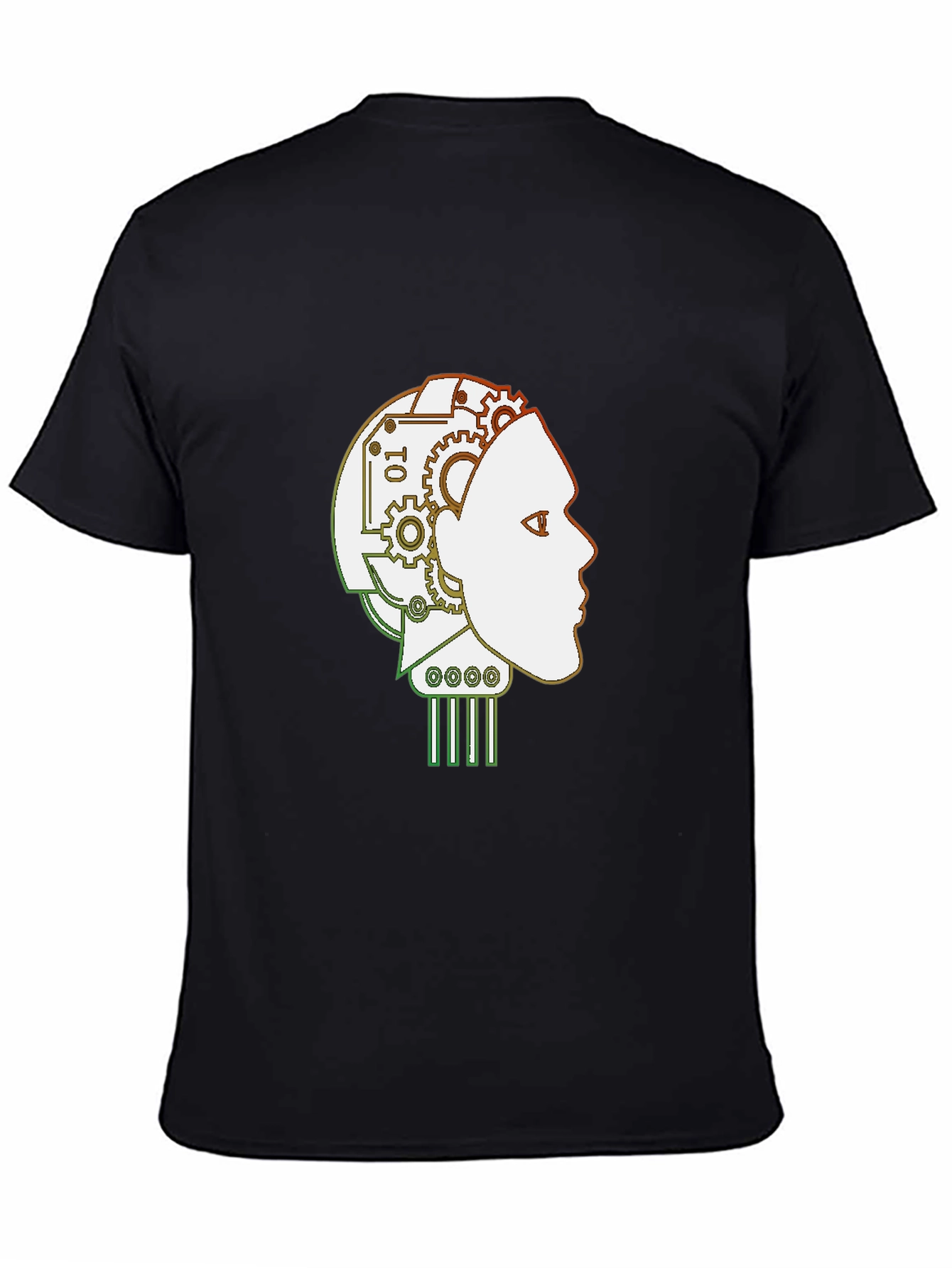 Robot Mind T-Shirt - Stylish AI Head Design