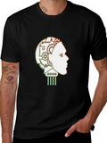 Robot Mind T-Shirt - Stylish AI Head Design