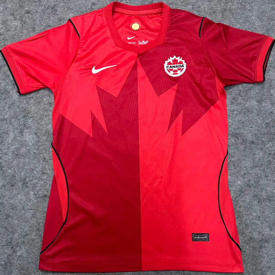 2026/27 Canada Home Red Wonen Soccer Jersey 女 Front