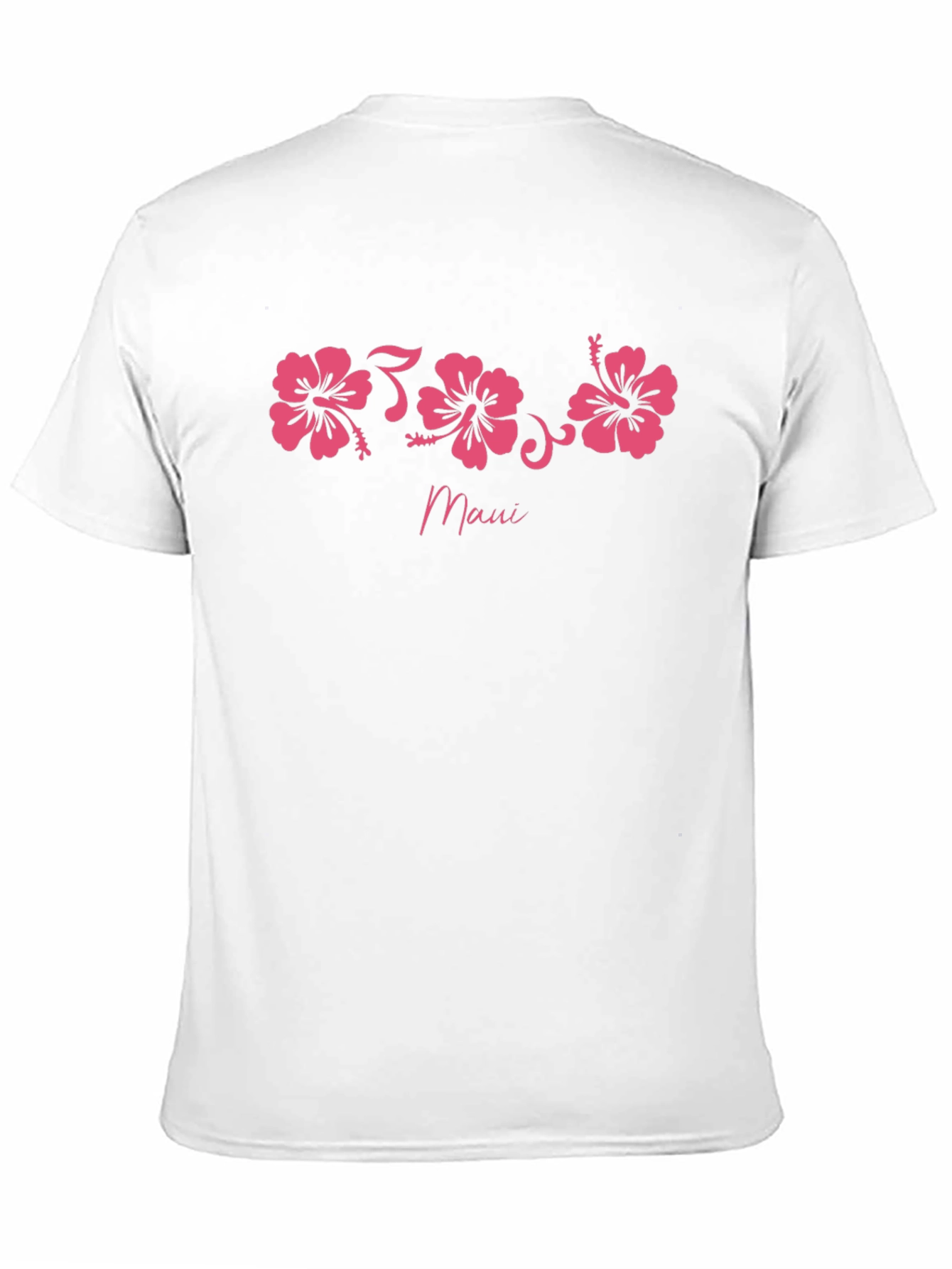 Maui Hibiscus Flower Graphic T-Shirt
