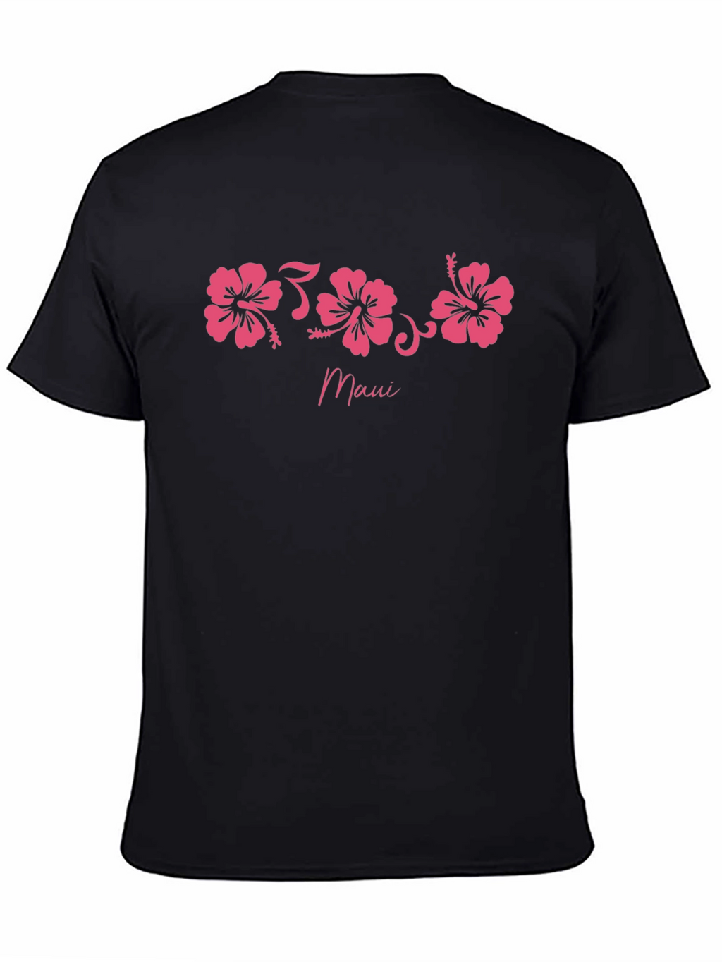 Maui Hibiscus Flower Graphic T-Shirt