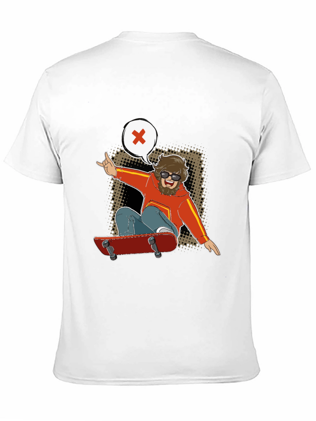 Skater Dude Graphic Tee - Cool & Casual