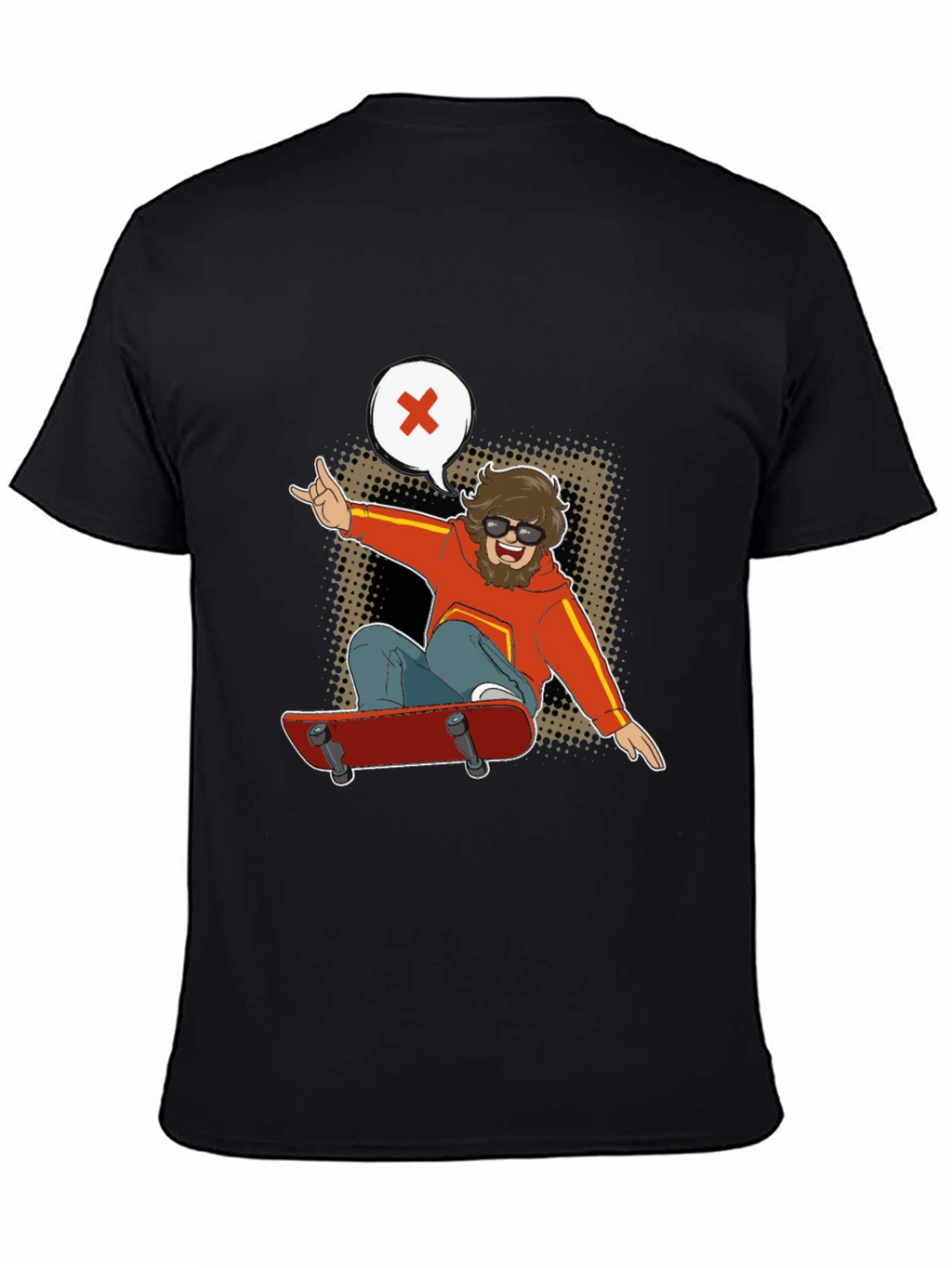 Skater Dude Graphic Tee - Cool & Casual