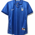 1998 Italy Home Blue Retro Soccer Jersey Front