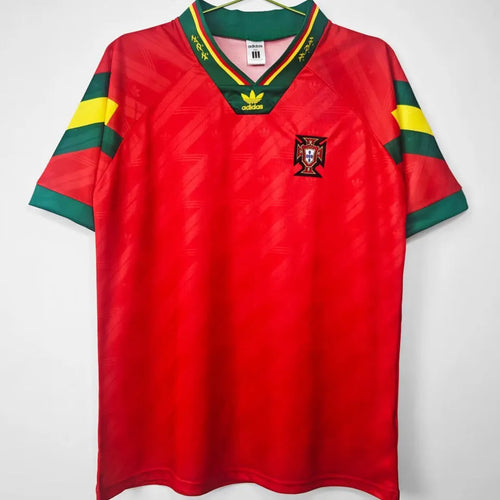1992/94 Portugal Home Retro Soccer Jersey Front